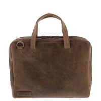 Plevier Pure Midlothian Business Briefcase Bag 14 Inch Taupe