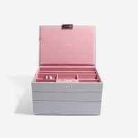 Stackers Classic Jewellery Box Grey Rose