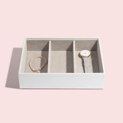 Stackers Classic Jewellery Box White & Rose Gold #7