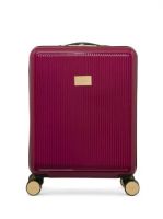 Dune London Olive 55cm Cabin Suitcase Berry Gloss