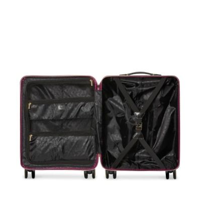 Dune London Olive 55cm Cabin Suitcase Berry Gloss #2
