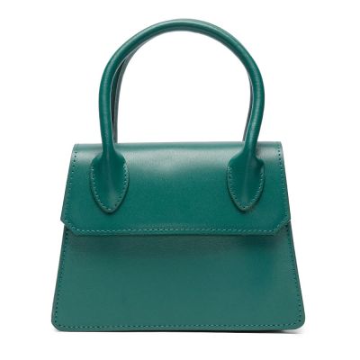 Elie Beaumont Duo Bag in Italian Green Leather #2