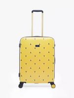 Joules Botanical Bee 75.5cm 4-Wheel Large Suitcase - Yellow