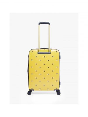 Joules Botanical Bee 66cm 4-Wheel Medium Suitcase - Yellow #2