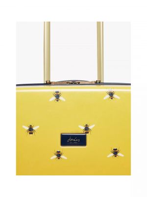 Joules Botanical Bee 66cm 4-Wheel Medium Suitcase - Yellow #4