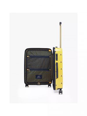 Joules Botanical Bee 66cm 4-Wheel Medium Suitcase - Yellow #5