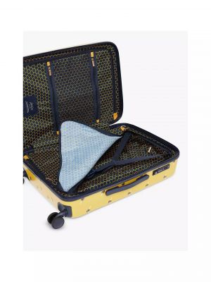 Joules Botanical Bee 66cm 4-Wheel Medium Suitcase - Yellow #6