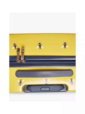 Joules Botanical Bee 66cm 4-Wheel Medium Suitcase - Yellow #9