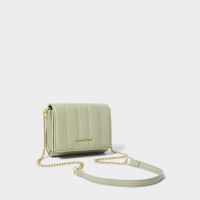 Katie Loxton Kendra Quilted Crossbody Bag in Olive