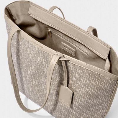 Katie Loxton Signature Tote Bag in Taupe #4