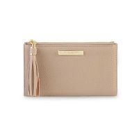 Katie Loxton Tassel Fold Out Purse Taupe