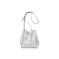 Katie Loxton Mini Chloe Bucket Bag Metallic Silver