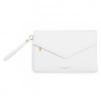 Katie Loxton Esme Envelope Clutch Bag White