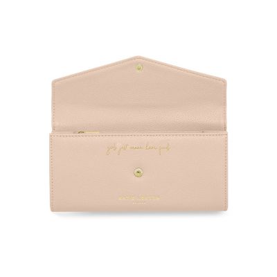 Katie Loxton Esme Envelope Purse Girls Just Wanna Have Funds Pink #2