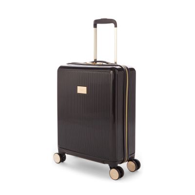 Dune London Olive 55cm Cabin Suitcase Black Gloss #2