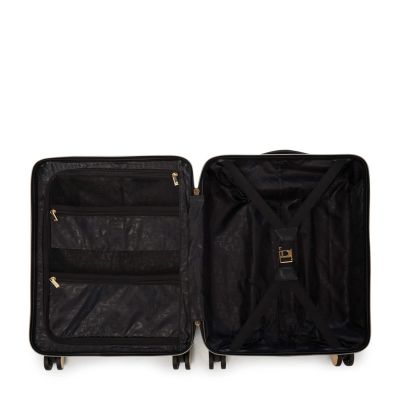 Dune London Olive 55cm Cabin Suitcase Black Gloss #5
