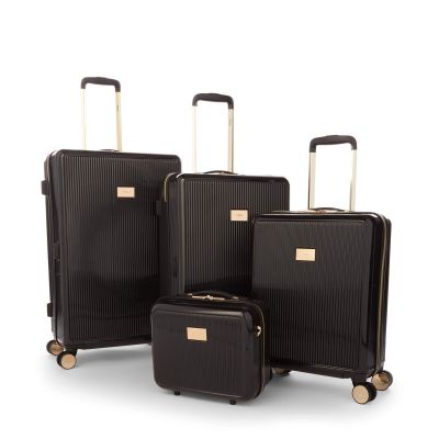 Dune London Olive 55cm Cabin Suitcase Black Gloss #6