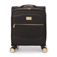 Dune London Oriel 55cm Cabin Suitcase Black Mix