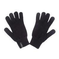 Pom Pom London 100% Wool Garrick Gloves Black