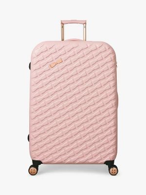 Ted Baker Belle 79cm 4-Wheel Large Suitcase - Pink