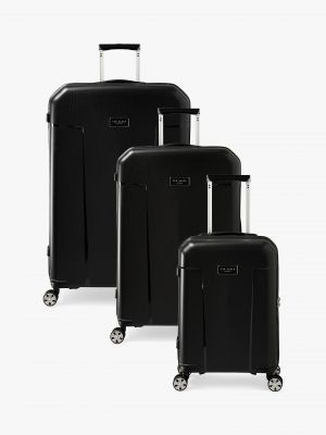 Ted Baker Flying Colours 67cm 4-Wheel Medium Suitcase - Jet Black #4