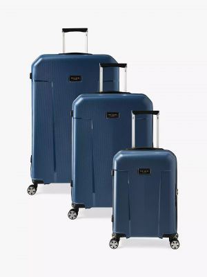 Ted Baker Flying Colours 80cm 4-Wheel Large Suitcase - Baltic Blue #4