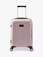 Ted Baker Flying Colours 54cm 4-Wheel Cabin Case - Blush Pink