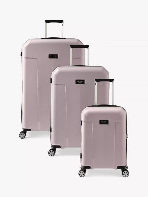 Ted Baker Flying Colours 80cm 4-Wheel Large Suitcase - Blush Pink #4