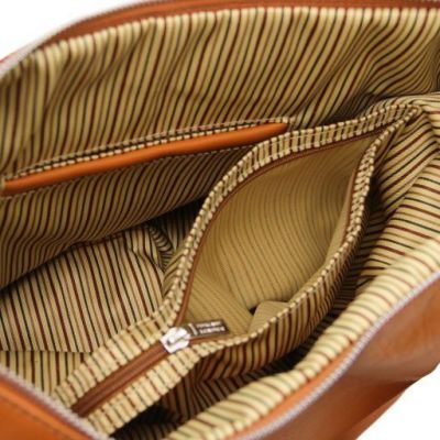 Tuscany Leather YVETTE Soft Leather Hobo Bag Cinnamon #4