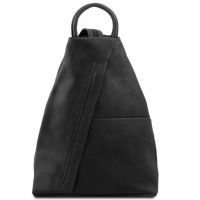 Tuscany Leather Classic Shanghai Backpack Black