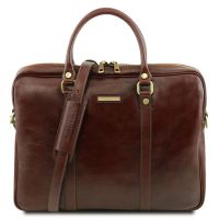 Tuscany Leather Prato Brown Exclusive Laptop Case