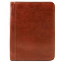 Tuscany Leather Lucio Exclusive Leather Document Case With Ring Binder Honey