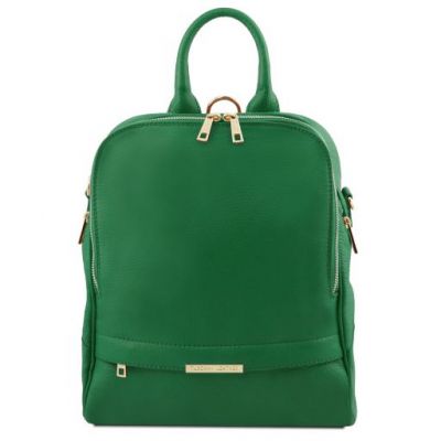 Tuscany Leather TL Bag Soft Leather Backpack For Women Green