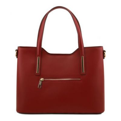 Tuscany Leather Olimpia Leather Tote Red (5 colours available) #3