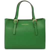 Tuscany Leather Aura Leather Handbag Green