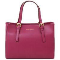 Tuscany Leather Aura Leather Handbag Pink
