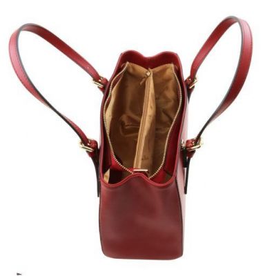 Tuscany Leather Aura Leather Handbag Turquoise #7