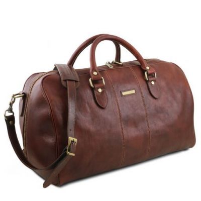 Tuscany Leather Travel Duffle Bag - Large Size Brown #3
