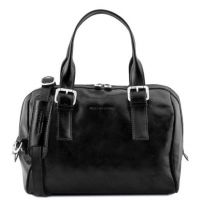 Tuscany Leather Eveline Black Leather Grab Bag