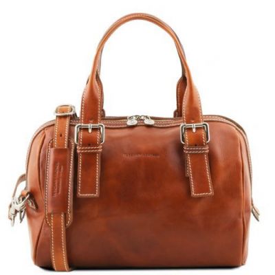 Tuscany Leather Eveline Honey Leather Grab Bag #1