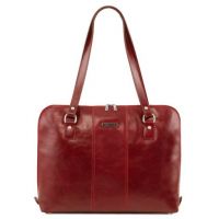 Tuscany Leather Ravenna Exclusive Lady Business Bag Red