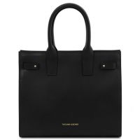 Tuscany Leather Catherine Black Grab Bag