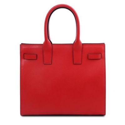 Tuscany Leather Catherine Red Grab Bag #6