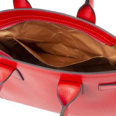 Tuscany Leather Catherine Red Grab Bag #9