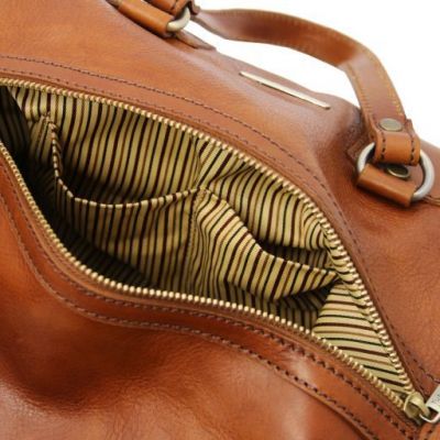 Tuscany Leather Lucrezia Leather Maxi Duffle Bag Honey #3