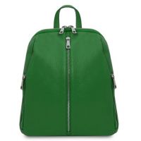 Tuscany Leather Soft Leather Backpack For Women Green
