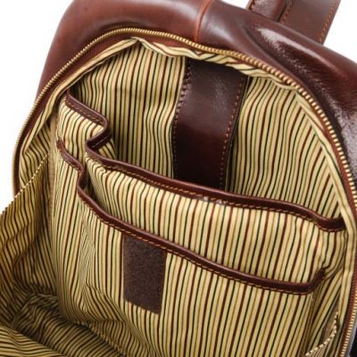 Tuscany Leather Perth 2 Compartments Leather Backpack Brown #7