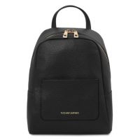 Tuscany Leather TL Bag Small Soft Leather Backpack For Women Black