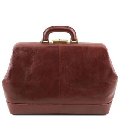 Tuscany Leather Leonardo Exclusive Doctor Bag Dark Brown #4
