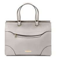 Tuscany Leather Handbag Light Grey